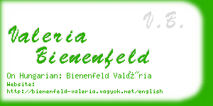 valeria bienenfeld business card